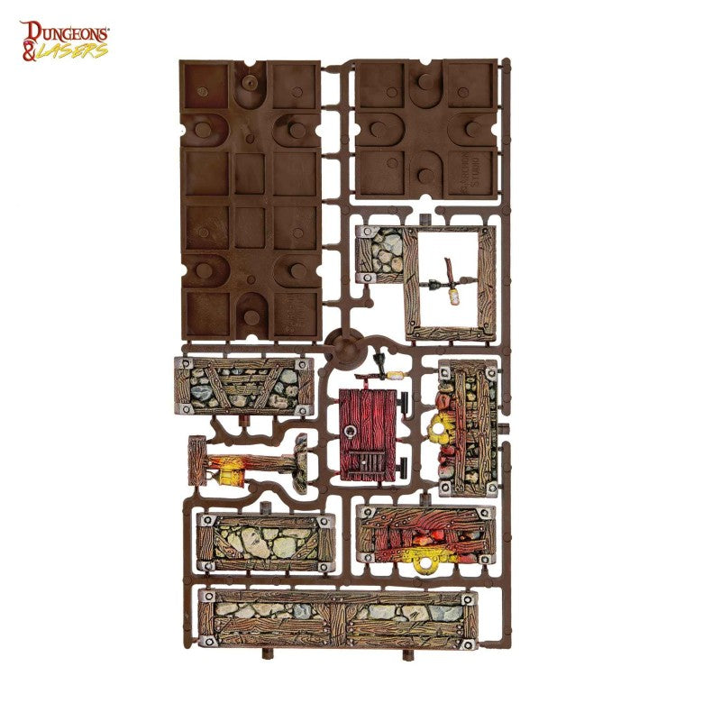 Dungeons & Lasers - Décors - Dwarven Mine Prépeint  LIVRAISON GRATUITE