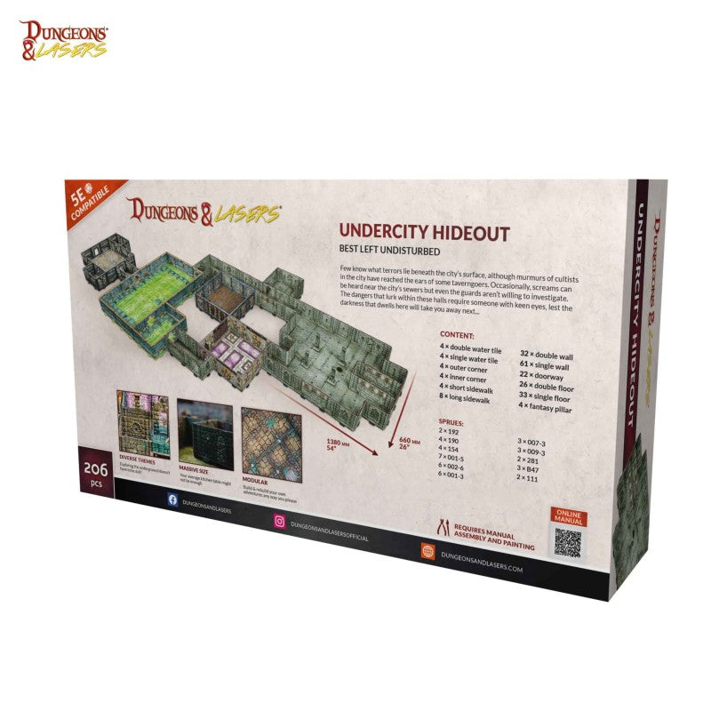 Dungeons & Lasers - Décors - Undercity Hideout ( LIVRAISON GRATUITE)