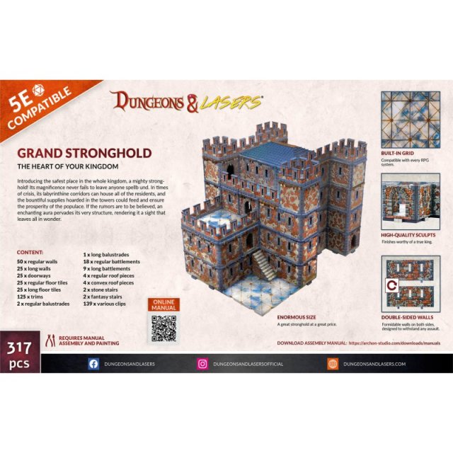 Dungeons & Lasers - Décors - Grand Stronghold