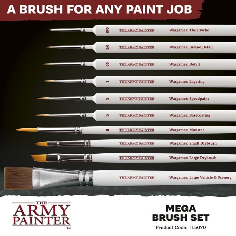 Army Painter - Mega Brush Set