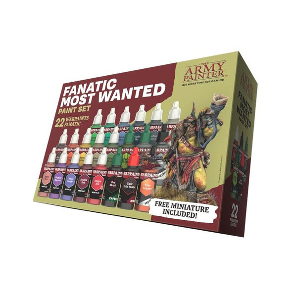 Army Painter - Warpaints Fanatic - Most Wanted Paint Set (FRAIS DE PORT INCLUS)(EN STOCK)