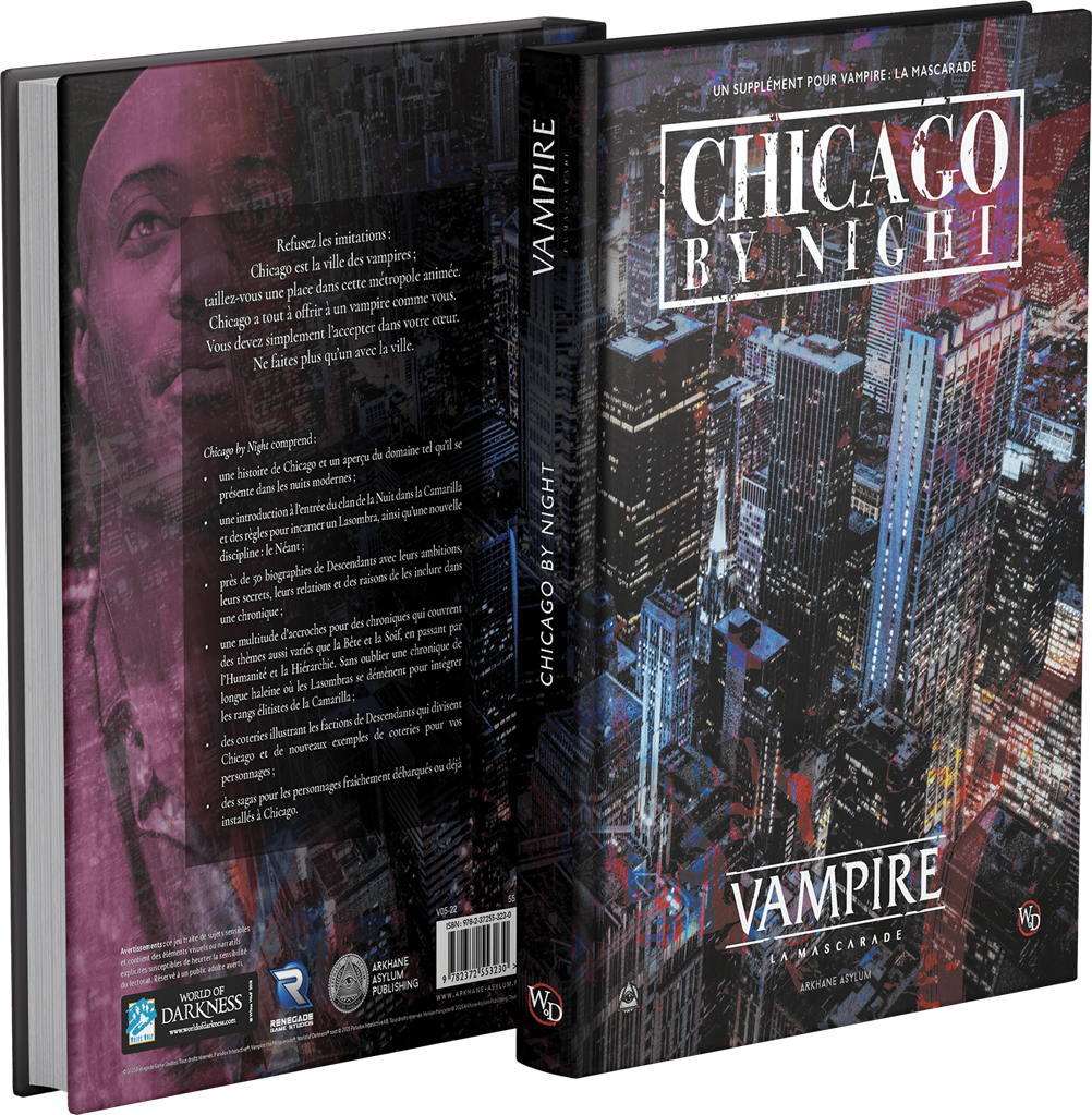 Vampire la Mascarade V5: Chicago By Night (LIVRAISON GRATUITE)