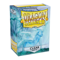 100 Dragon Shield Matte : Clear (EN STOCK)