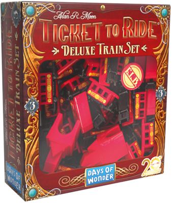 Aventuriers du Rail (Les) : Deluxe train set Rouge