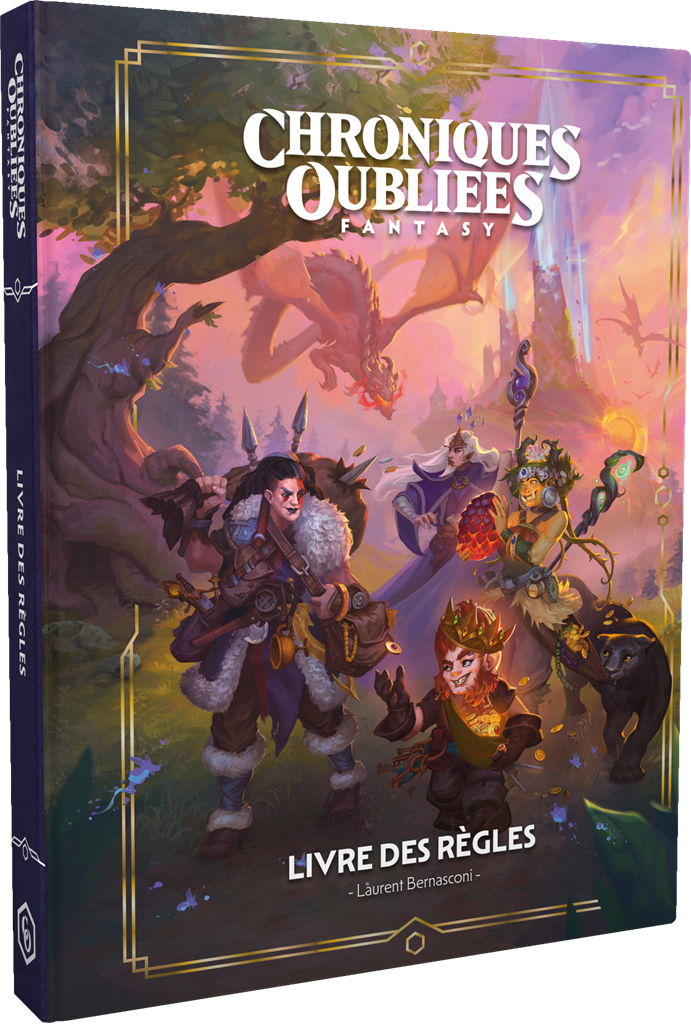 Chroniques Oubliées Fantasy :  Livre des règles Deluxe(LIVRAISON GRATUITE)