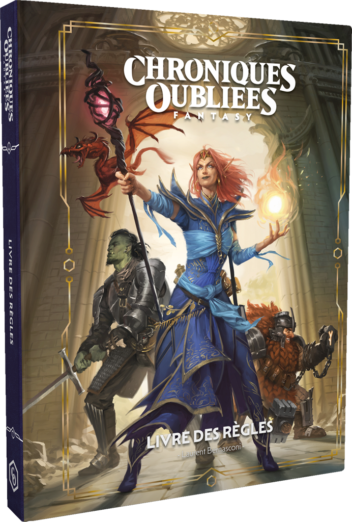 Chroniques Oubliées Fantasy :  Livre des règles Deluxe (alternatif)(LIVRAISON GRATUITE)