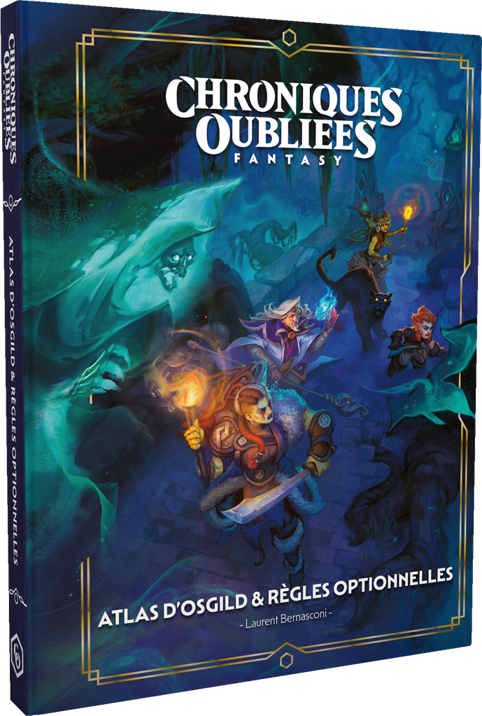 Chroniques Oubliées Fantasy :  Atlas d'Osgild & règles optionnelles (alternatif)(LIVRAISON GRATUITE)