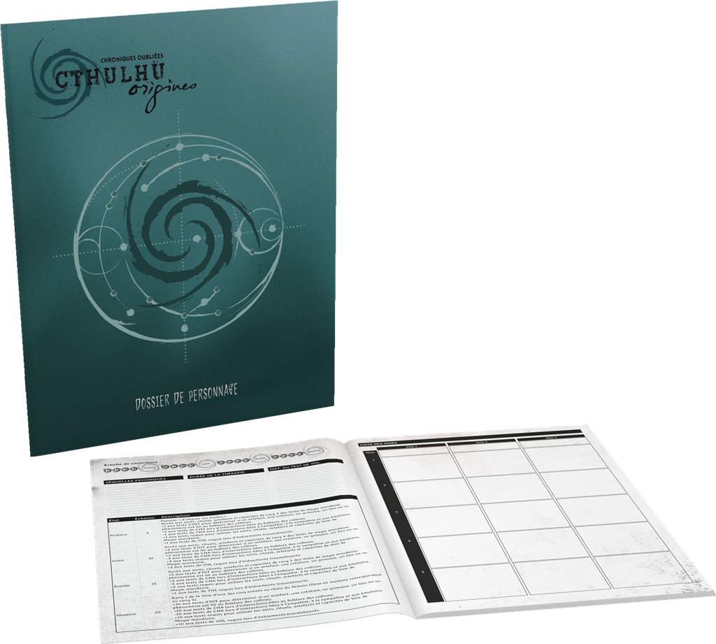 Cthulhu origines : Dossier de personnages