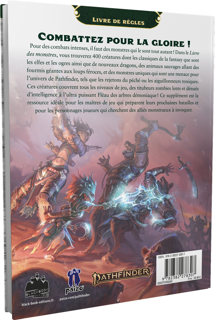 Pathfinder 2 - Livre des Monstres