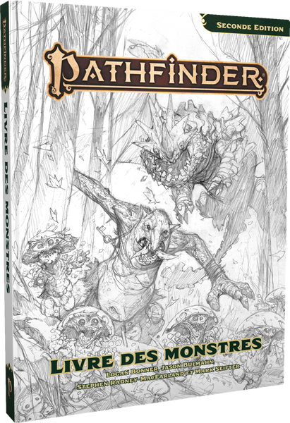 Pathfinder 2 - Livre des Monstres croquis (LIVRAISON GRATUITE)