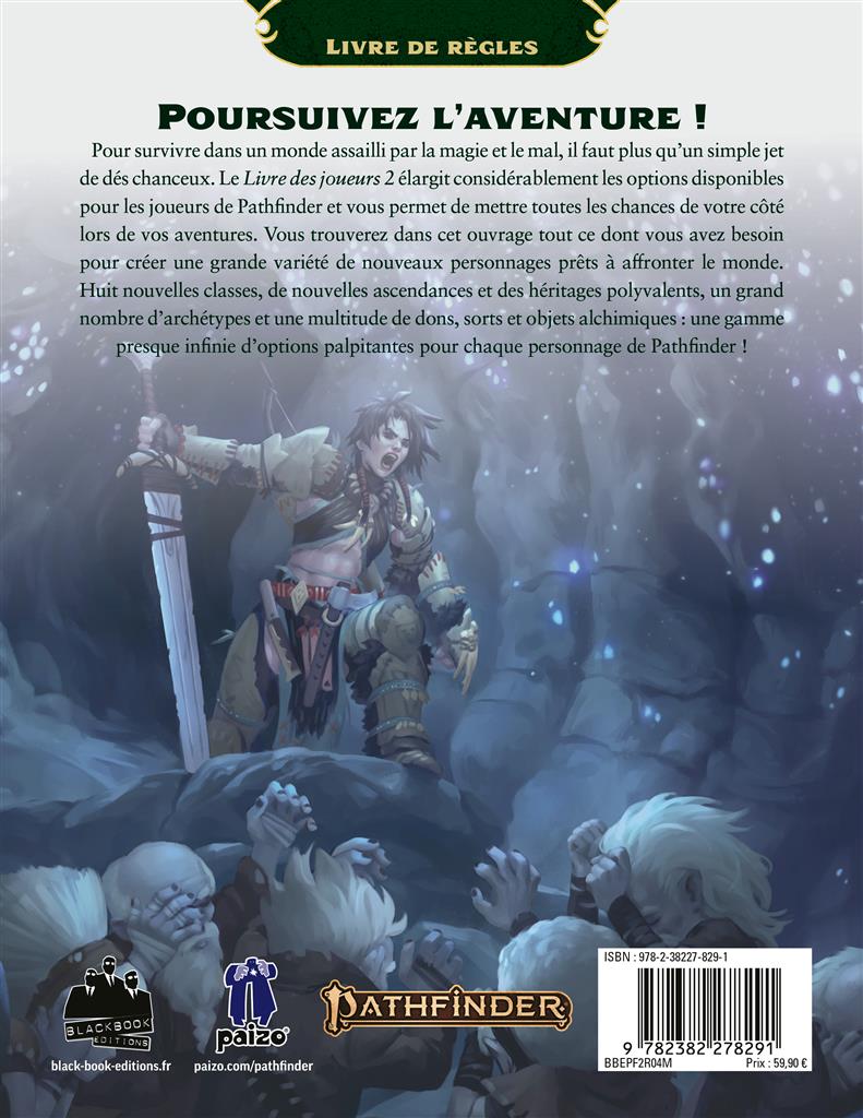Pathfinder 2 - Livre des Joueurs 2 croquis