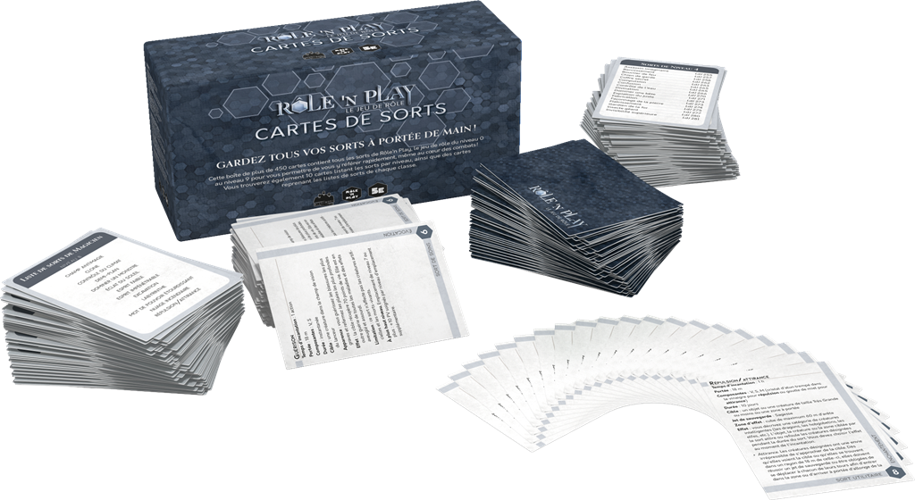 Rôle'n Play : Cartes de Sorts