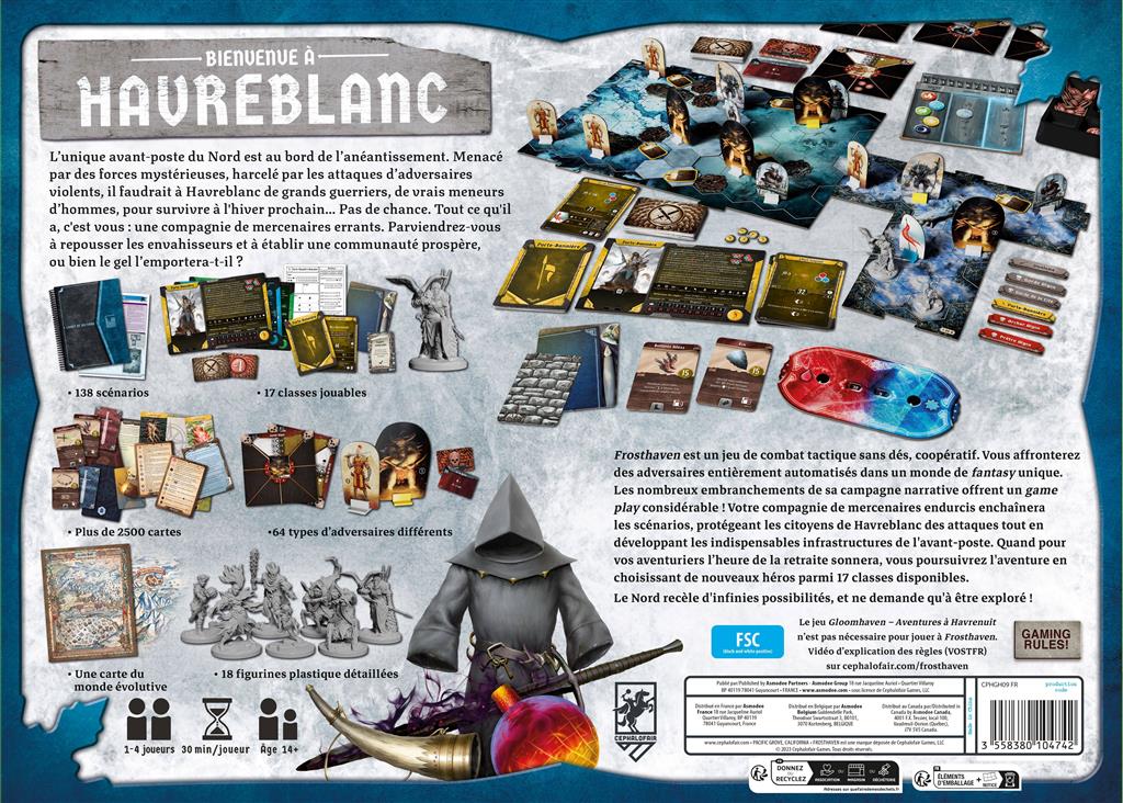 Frosthaven +Removable Sticker Set  (LIVRAISON GRATUITE)