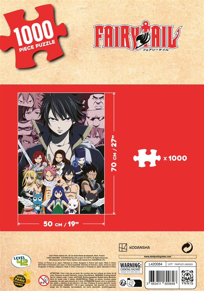 Puzzle 1000 pièces Fairy Tail
