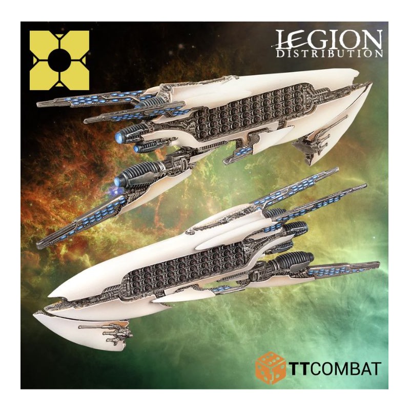 Dropfleet Commander - PHR Battlecruisers (plastique) (Précommandes sortie en juin 2026)