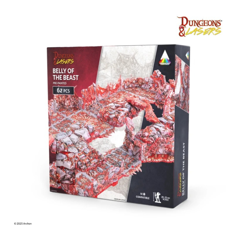 Dungeons & Lasers - Décors - Belly of the Beast Prépeint