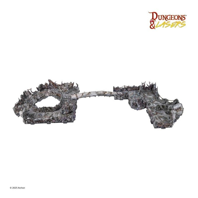 Dungeons & Lasers - Décors - DEMONIC CAVES Prépeint  (LIVRAISON GRATUITE)