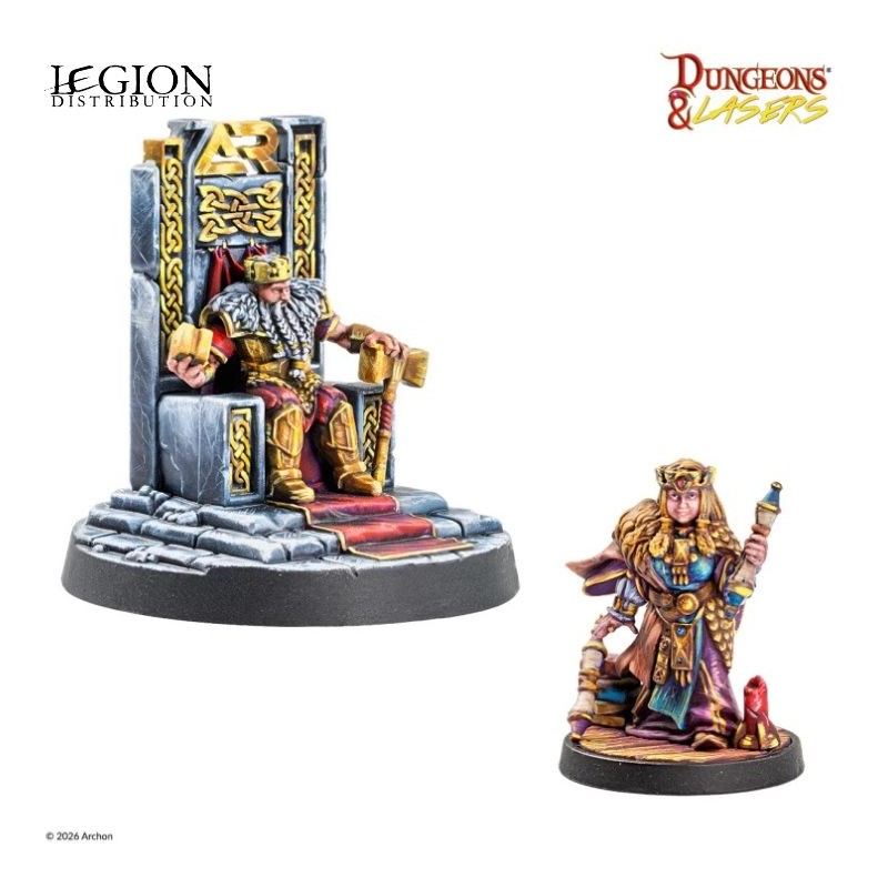 Dungeons & Lasers - Figurines - Iron Crown Monarchs (Sortie en juin 2026)