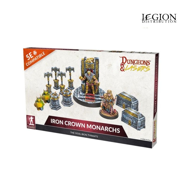 Dungeons & Lasers - Figurines - Iron Crown Monarchs (Sortie en juin 2026)