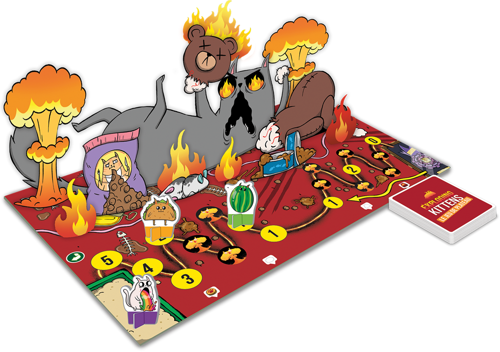 Exploding Kittens : Le jeu de plateau