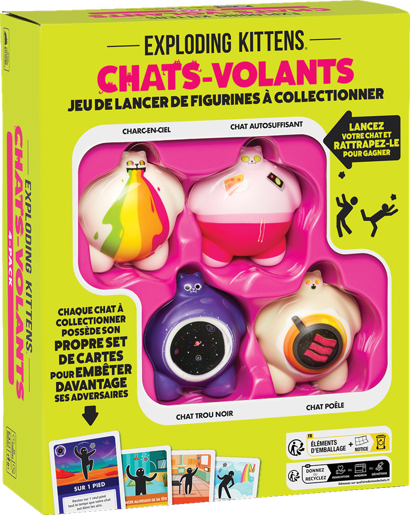 Chats-volants 4-pack