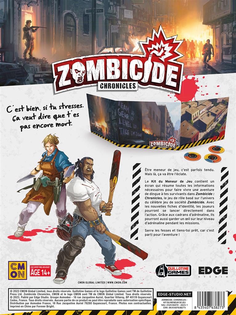 Zombicide Chronicles Game Master's Screen