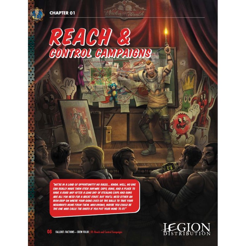 Fallout Factions - Crew Folio en Anglais (Précommandes jusqu’au 30/04/2026)