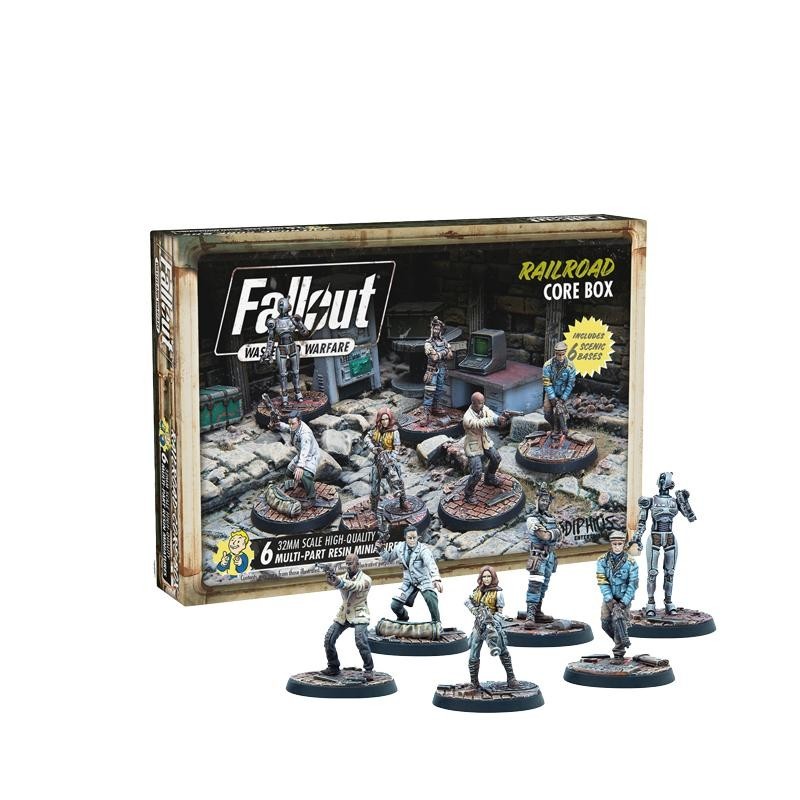 Fallout: Wasteland Warfare - Railroad Core Box en Anglais