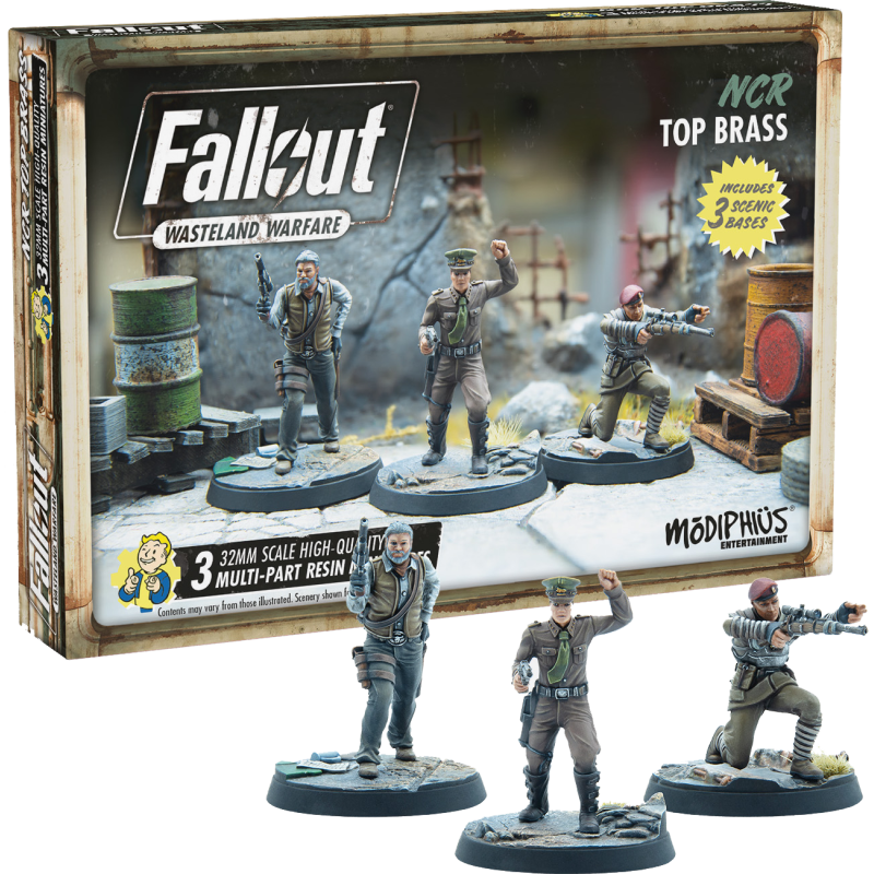 Fallout Wasteland Warfare - NCR Top Brass