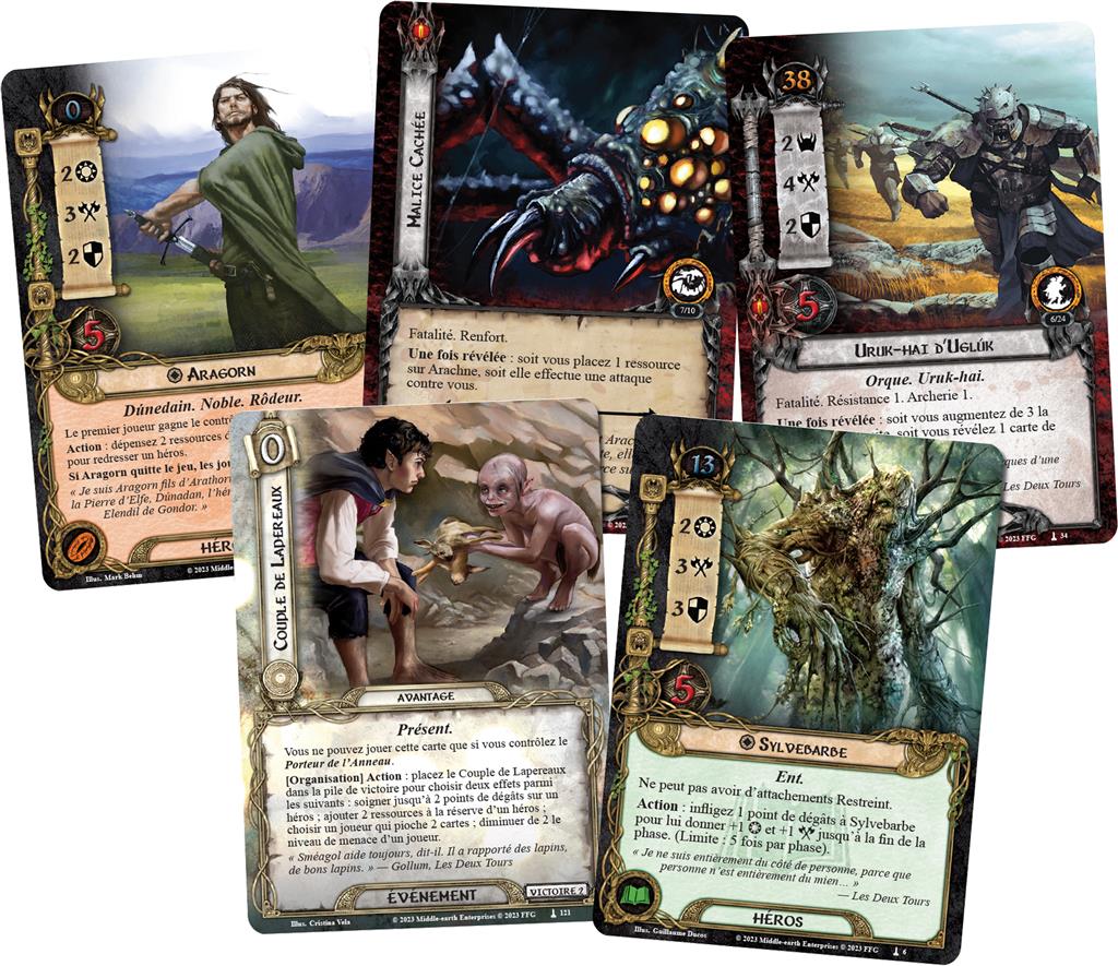 Le Seigneur des Anneaux : Le Jeu de Cartes :Les Deux Tours (Saga)