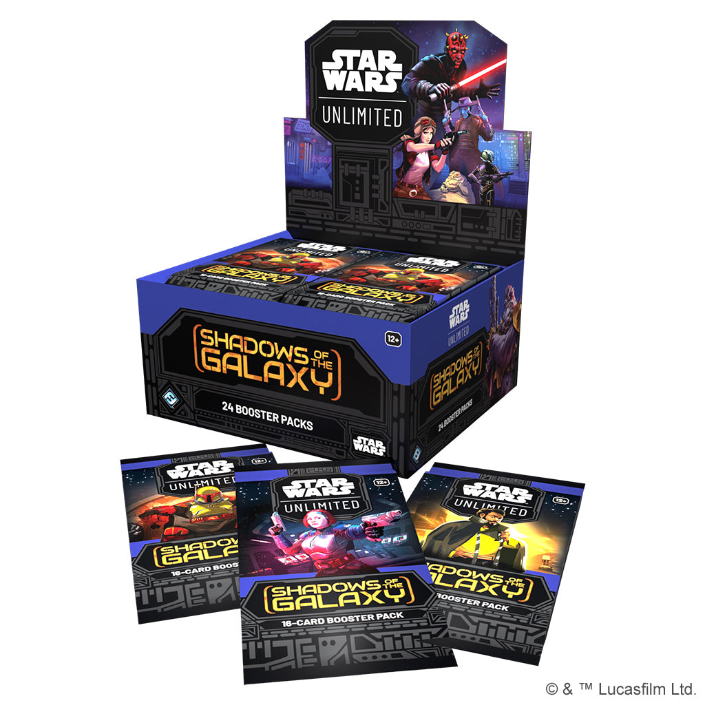 Star Wars Unlimited :  Ombres de la Galaxie boite de Boosters (x24) en Francais