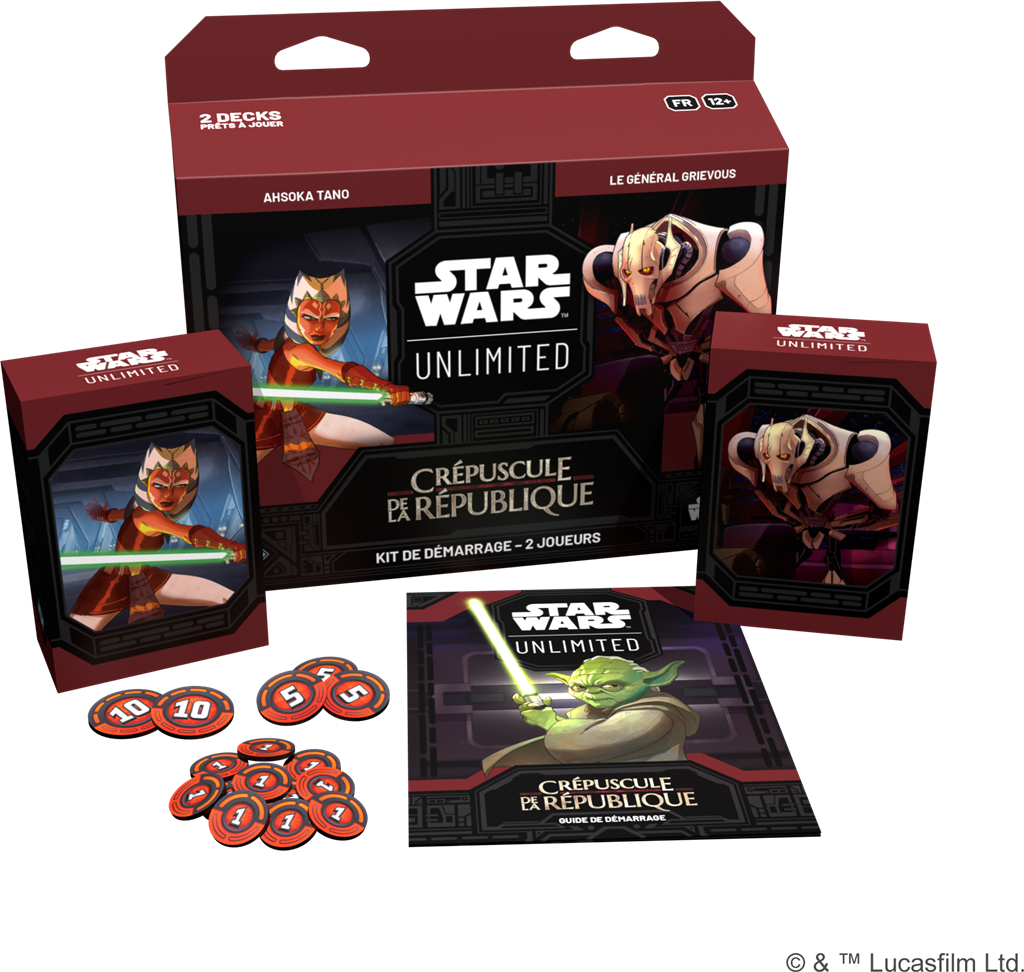 Star Wars Unlimited: Crépuscule de la République Kit 2joueurs