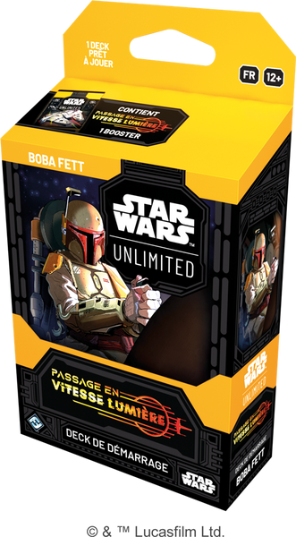 Star Wars Unlimited : Deck Boba Fett Passage Vitesse Lumière en Francais