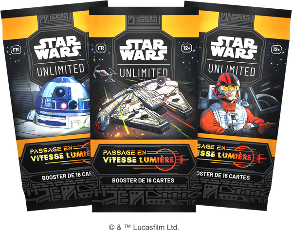 Star Wars Unlimited : Passage Vitesse Lumière booster en francais