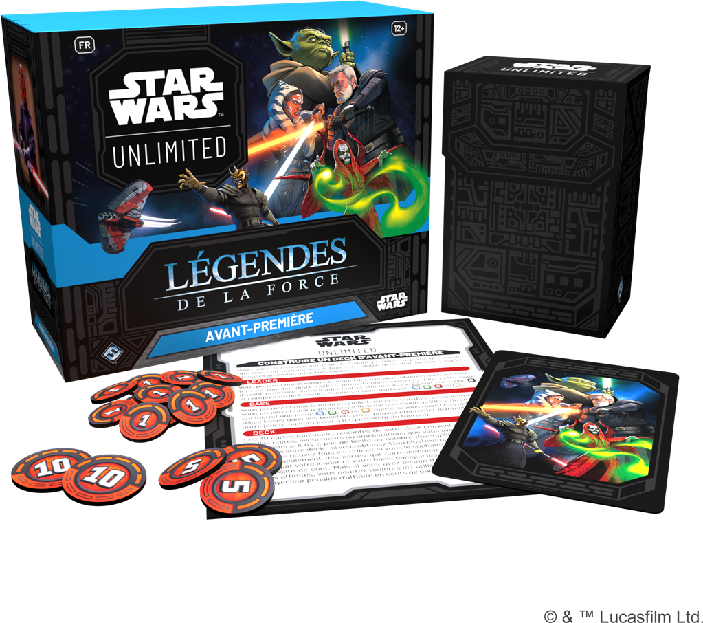 Star Wars Unlimited : Légendes de la Force Boîte AP en Francais