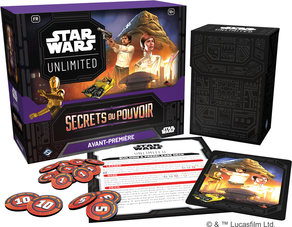 Star Wars Unlimited :  Secrets du Pouvoir Boîte AP en Francais