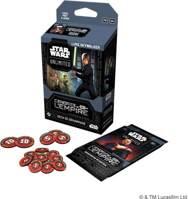 Star Wars Unlimited : Cendres de l'Empire - Deck Luke Skywalker (VF)