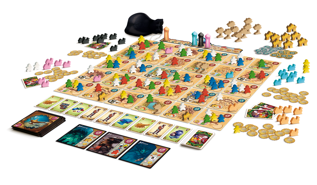 PACK Five Tribes :Five Tribes + extension les Artisans de Naqala (LIVRAISON GRATUITE)