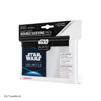 Star Wars Unlimited Sleeves Double Pack : Space Blue