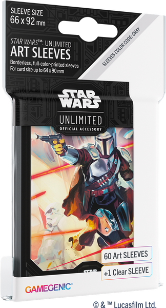 Star Wars Unlimited Art Sleeves  : Mandalorian (EN STOCK)