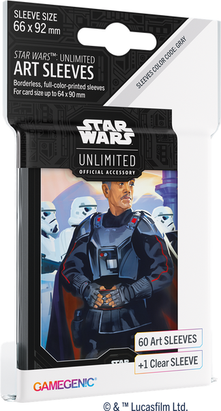 Star Wars Unlimited Art Sleeves : Moff Gideon (EN STOCK)