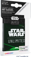 Star Wars Unlimited Art Sleeves  : Card Back Green (EN STOCK)