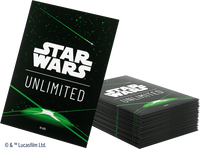 Star Wars Unlimited Art Sleeves  : Card Back Green (EN STOCK)