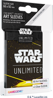 Star Wars Unlimited Art Sleeves  :Card Back Yellow (EN STOCK)