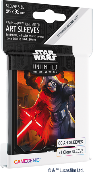 Star Wars Unlimited Art Sleeves  : Kylo Ren (EN STOCK)