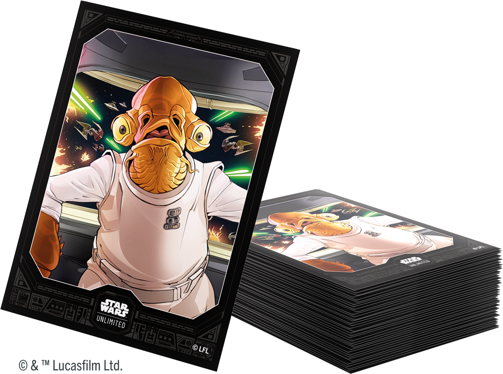 Star Wars Unlimited Art Sleeves  : Admiral Ackbar