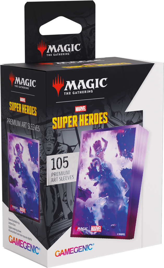 Gamegenic: Magic The Gathering Marvel Super Heroes Art Sleeves - Galactus Token