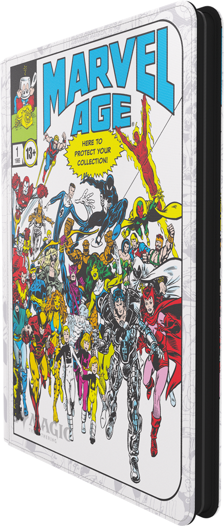 Gamegenic: Magic The Gathering Marvel Super Heroes Zip-Up Album 18-Pocket - Marvel Age