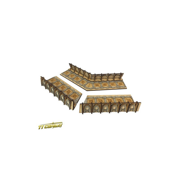 TT Combat -Fortified Trench Large Corner Sections