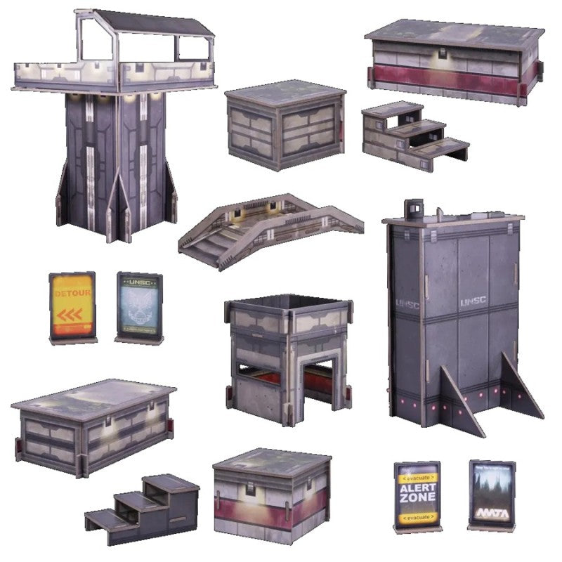 Halo Flashpoint - New Mombasa Terrain Set (Précommande sortie février 2026 )